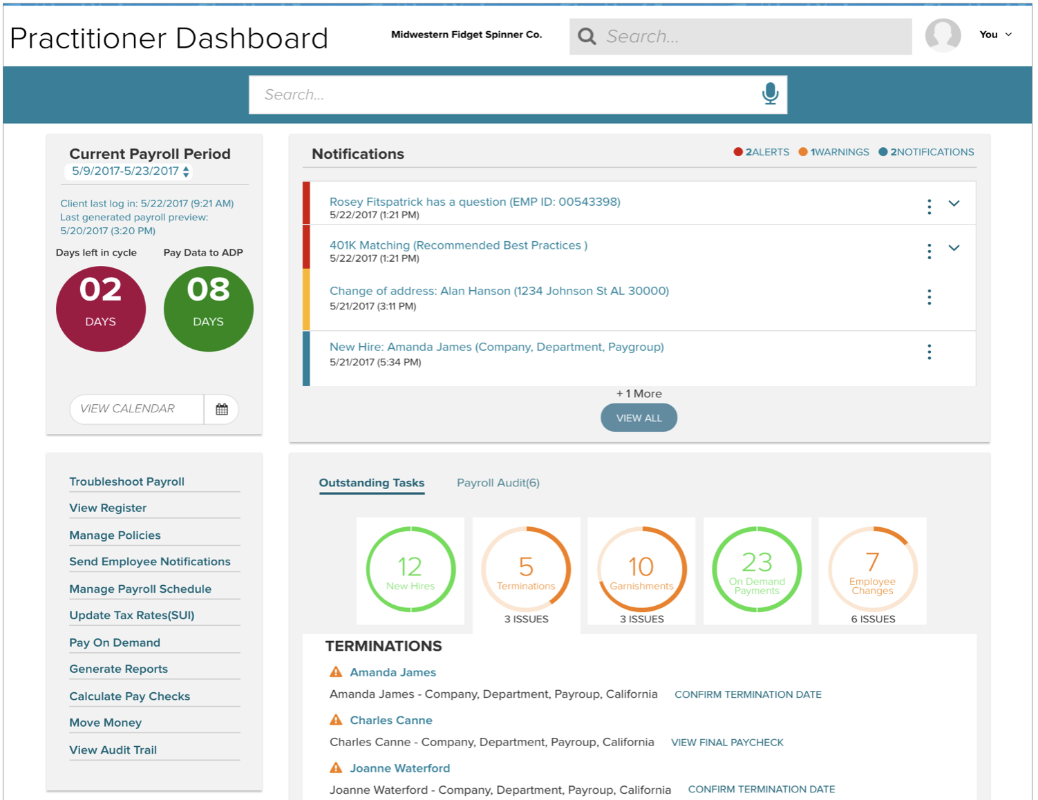 Payroll Practitioner Natural Lanuage Experience